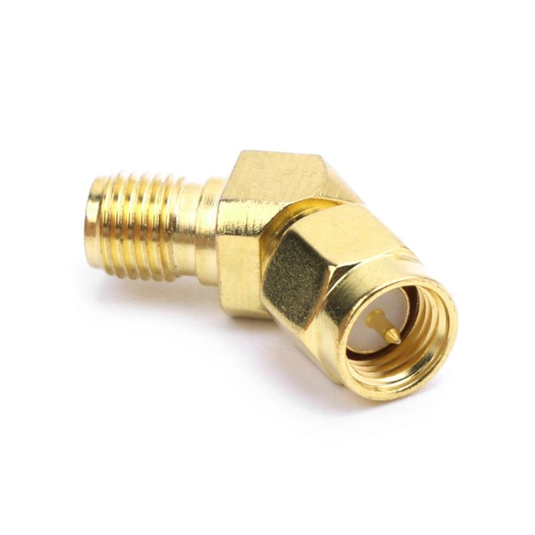 SMA Male to SMA Female 45 Degrees 135 Degrees FPV Conical Adapter Connector SMA Male to SMA Female 45 Degrees 135 Degrees FPV Conical Adapter Connector